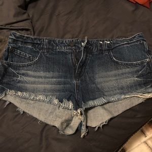 Volcom micro denim shorts